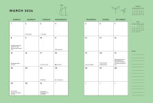Alternative view 3 of 2026 Studio Ghibli My Neighbor Totoro 12-Month Weekly Planner