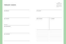 Alternative view 4 of 2026 Studio Ghibli My Neighbor Totoro 12-Month Weekly Planner