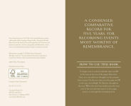 Alternative view 2 of Gilded One Line a Day: A Five-Year Memory Book