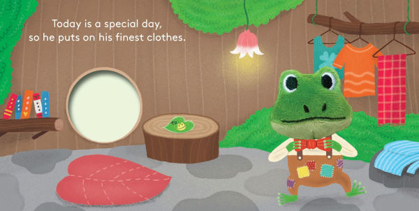 Little Cottage Frog: Finger Puppet Book