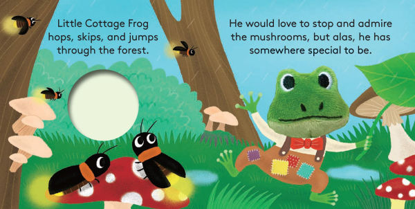 Little Cottage Frog: Finger Puppet Book