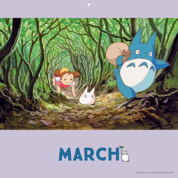 2026 Studio Ghibli My Neighbor Totoro Wall Calendar