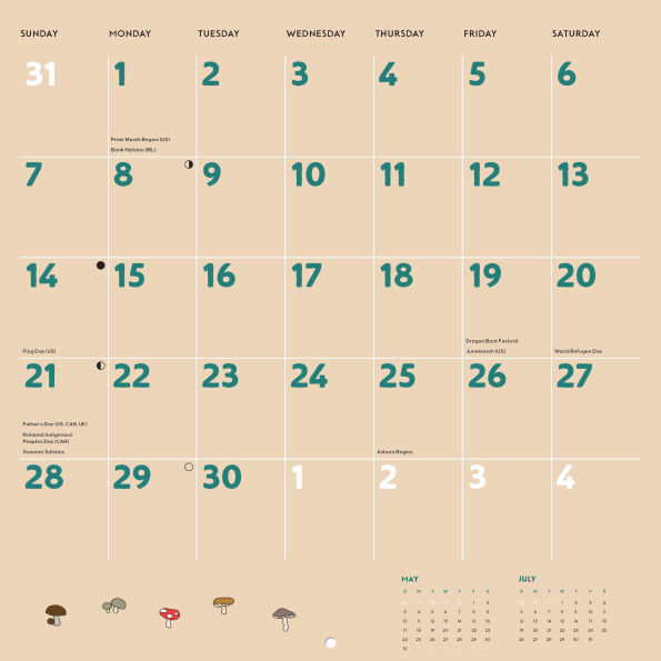 2026 Studio Ghibli My Neighbor Totoro Wall Calendar