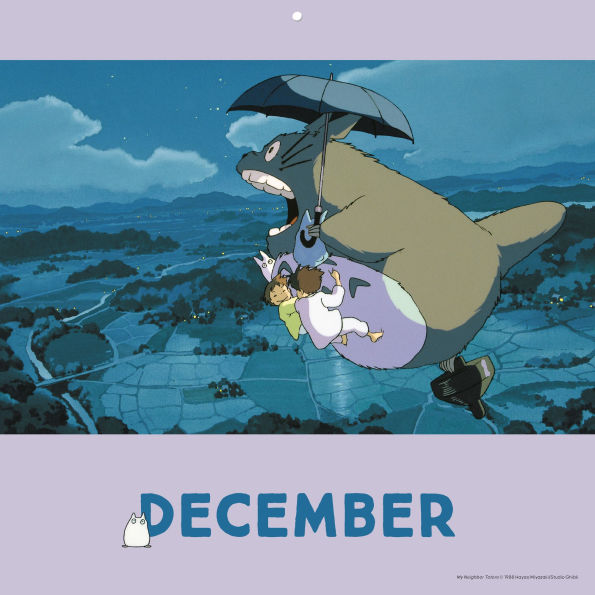 2026 Studio Ghibli My Neighbor Totoro Wall Calendar