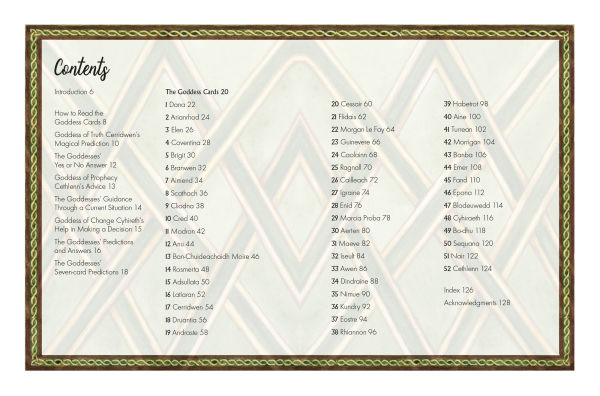 The Celtic Goddess Oracle Deck: Includes 52 cards and a 128-page illustrated book