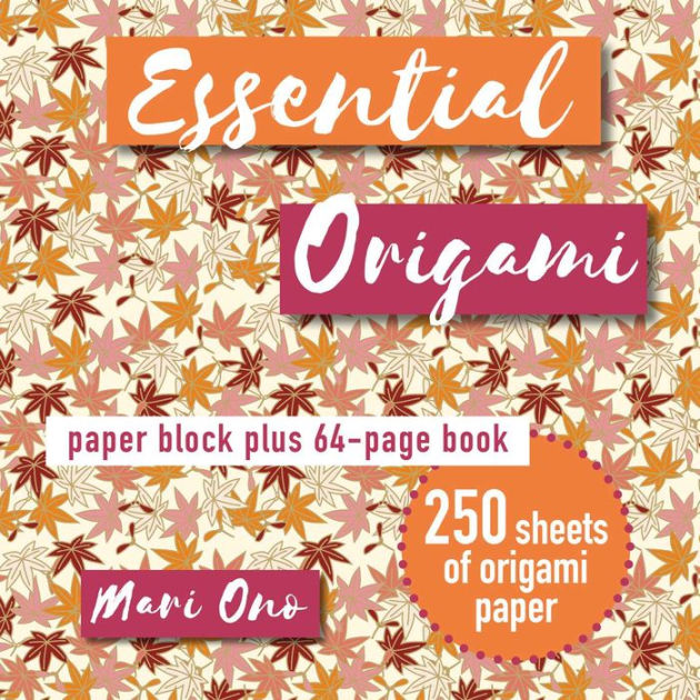 Japanese Origami: Paper block plus 64-page book