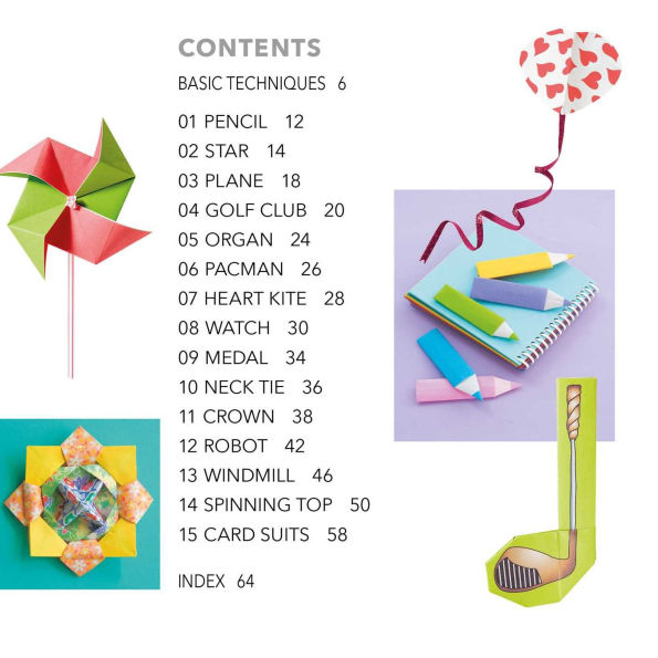 Creative Japanese Origami: Paper block plus 64-page book