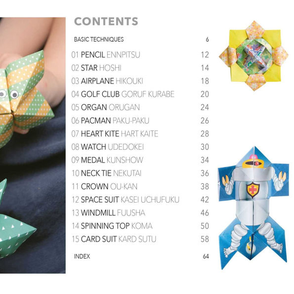 Creative Japanese Origami: Paper block plus 64-page book