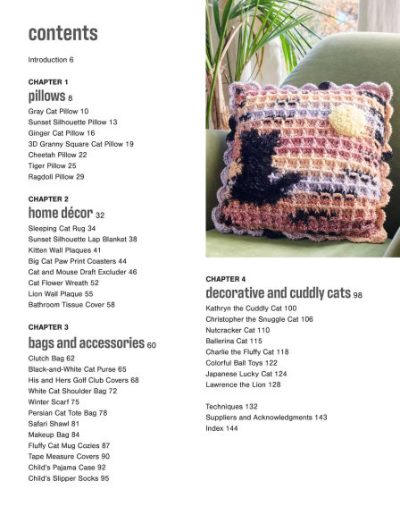 Crocheted Cats: 35 projects to make: Fabulous feline patterns for pillows, accessories, home décor, and more