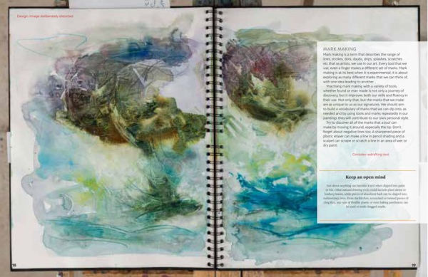 Painting in Abstract: Mixed Media artwork inspired by the natural world