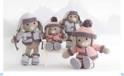 Alternative view 10 of Amigurumi Family Adventures: 4 cute dolls to crochet, with summer & winter outfits