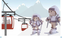 Alternative view 13 of Amigurumi Family Adventures: 4 cute dolls to crochet, with summer & winter outfits
