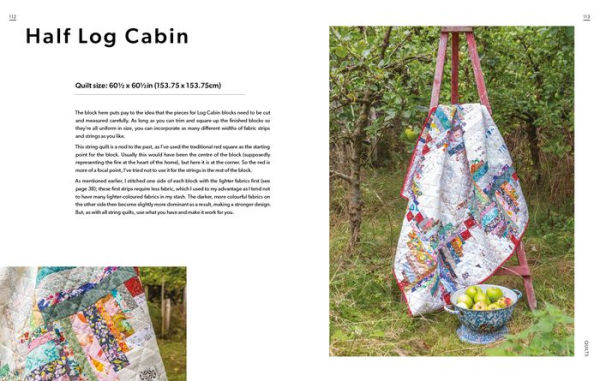 String Quilts: Sustainable patchwork projects using fabric scraps