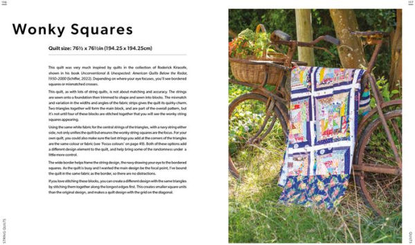 String Quilts: Sustainable patchwork projects using fabric scraps