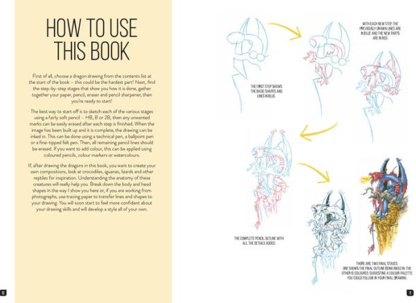 Draw 100: Dragons: From basic shapes to amazing drawings in super-easy steps