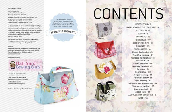The Build a Bag Book: Occasion Bags (paperback edition): Sew 15 stunning projects and endless variations