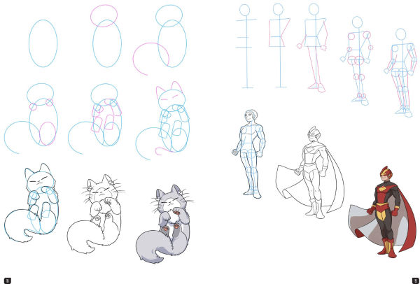 Draw 100: Manga: From basic shapes to amazing drawings in super-easy steps