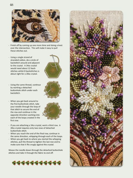 Crewel Animal Portraits: 6 stunning projects in Jacobean embroidery