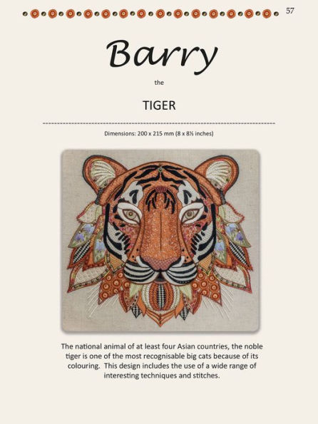 Crewel Animal Portraits: 6 stunning projects in Jacobean embroidery