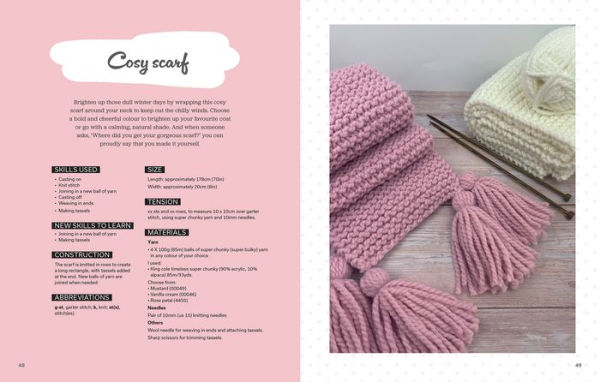 Beginner's Guide to Knitting, The: Easy techniques and 8 fun projects