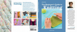 Alternative view 23 of Beginner's Guide to Knitting, The: Easy techniques and 8 fun projects