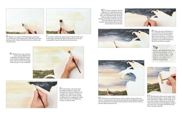 Painting Dragons: 5 fearsome step-by-step projects, plus outlines