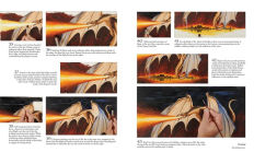 Alternative view 6 of Painting Dragons: 5 fearsome step-by-step projects, plus outlines