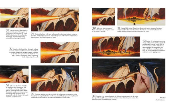 Painting Dragons: 5 fearsome step-by-step projects, plus outlines
