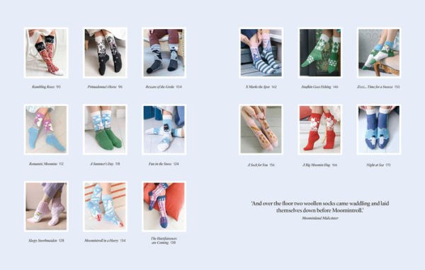 Knitted Moomin Socks: 29 original designs with charts