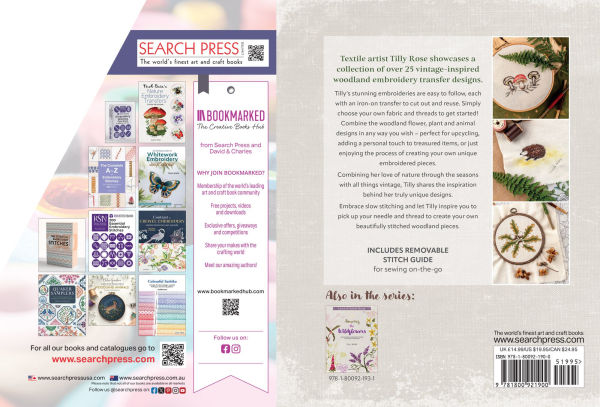 A Love of Cloth and Thread: Woodland Walks: Over 25 original embroidery designs with iron-on transfers