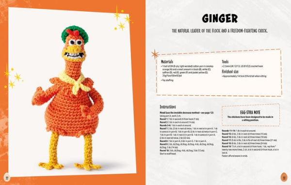 Chicken Run: Dawn of the Nugget Im-peck-able Crochet: 10 egg-straordinary characters to make