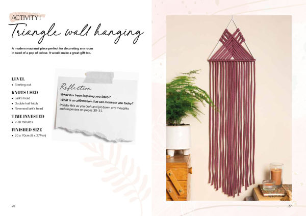 Mindful Macrame: Create, journal and unwind through meditative knotting
