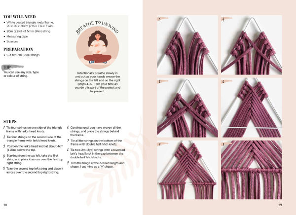Mindful Macrame: Create, journal and unwind through meditative knotting