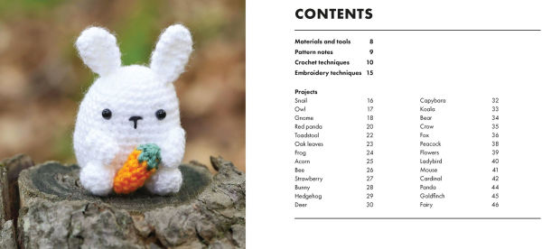 Mini Amigurumi Woodland: 26 tiny crochet creations