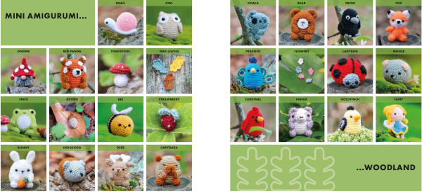 Mini Amigurumi Woodland: 26 tiny crochet creations