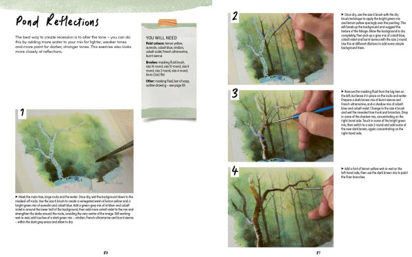 Ready to Paint Postcards: Woodlands: 15 stunning watercolour paintings to create in just 30 minutes