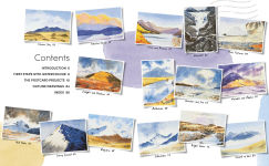 Alternative view 4 of Ready to Paint Postcards: Mountains: 15 stunning watercolour paintings to create in just 30 minutes