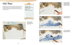 Alternative view 6 of Ready to Paint Postcards: Mountains: 15 stunning watercolour paintings to create in just 30 minutes
