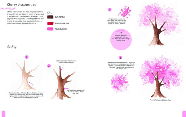 Paint 50: Watercolour Nature: From basic shapes to amazing paintings in super-easy steps