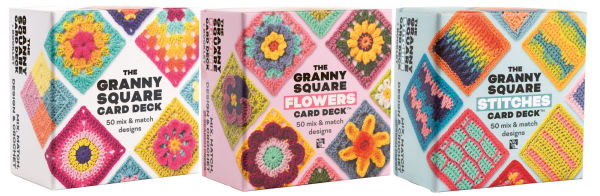 The Granny Square Flowers Card Deck: 50 Mix and Match Designs