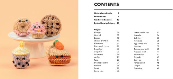 Mini Amigurumi Food: 29 tiny treats to crochet