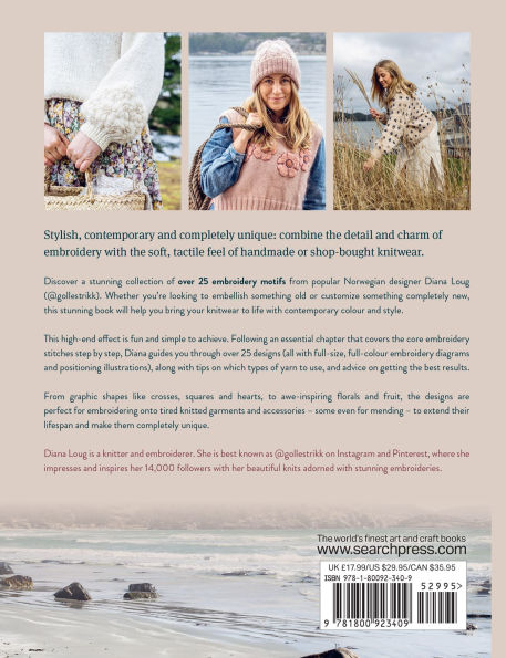 Embroidered Knits: Over 25 motifs to personalize and embellish your own knitwear