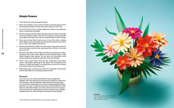 Kew Book of Paper Gardens, The: 50 botanical paper projects to make