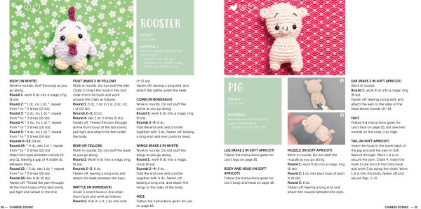 Mini Amigurumi Zodiac: 28 classic and Chinese star signs to crochet