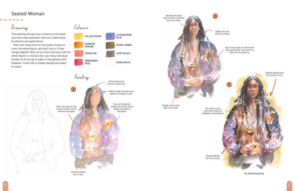 Paint 50: Watercolour Figures: From basic shapes to amazing paintings in super-easy steps