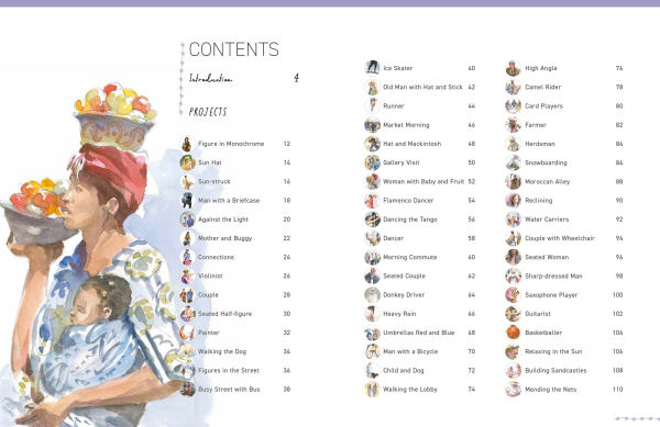 Paint 50: Watercolour Figures: From basic shapes to amazing paintings in super-easy steps
