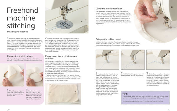 Layer, Paint and Stitch: Create textile art with machine and hand stitching