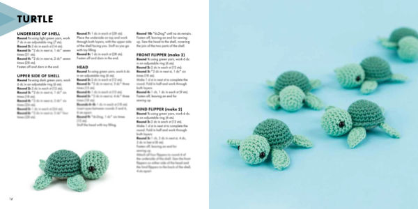 Mini Amigurumi Animals Kit: 2 complete projects & 2 bonus patterns