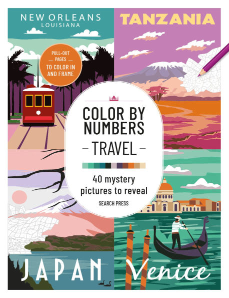 Color by Numbers Travel: 40 mystery pictures to reveal