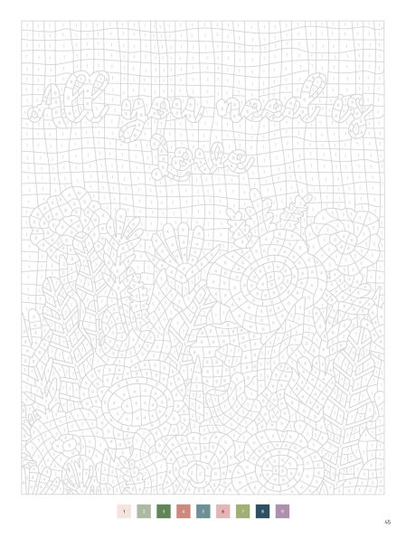 Color by Numbers Flowers and Bouquets: 40 mystery pictures to reveal